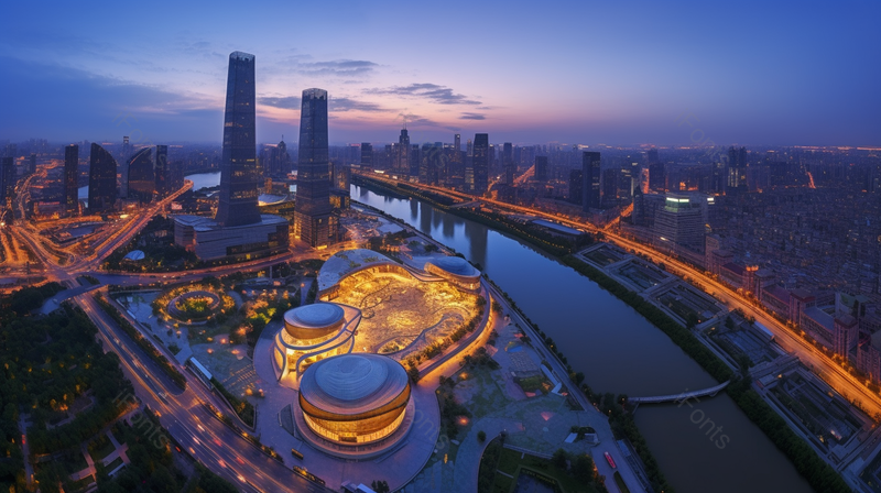 夜幕下的城市壁纸,高清,摄影图,摄影图片,图片大全,摄影图免费下载